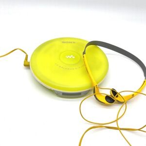 2005 Sony CD Walkman D EJ001 Portable CD Player Green with Headphones